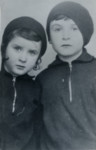 Portrait of siblings Miriam and Eli Fachler.