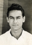 Portrait of David Isboutsky while he was a refugee in Cuba.