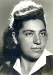 Portrait of Yaffa Bachar Bukitsa shortly after the war.