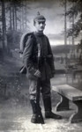 Portrait of Georg Spiro in the German army in WWI.
