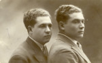 Portrait of Polish Jewish brothers, Baruch and Yehuda Danishevski.
