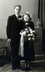 Postwar portrait of Willem and Marie Koeling.

Willem was the son of Johanna Koeling, a widow who provided a hiding place on her farm for Erna Stopper (later Bindelglas).