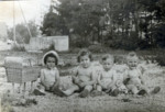 Miriam Graubart with other toddlers born in the Pocking displaced persons camp.