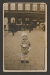 Street portrait of a Belgian Jewish toddler.  

Pictured is Charles Srebnik.