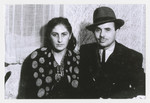 Portrait of Nesha (Nancy) Leist Chamaides and her husband Henek (Henry) Chamaides.
