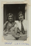 Maria Bloch-Bauer (right) and an unidentified friend pose for a photograph.