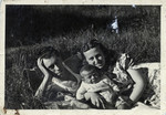 A Jewish family in the Cremona displaced person's Camp.