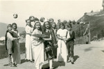 Jewish children perform in a summer camp in Feldis Switzerland.