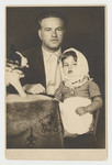 Bela Kohn (Sigmund's brother) and his daughter Vera.