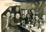 Former partisans and members of HaHistadrut Hapartisanim Ha'Meuchedet, gather for a celebration at the end of the war.