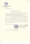 Unauthorized Salvadoran citizenship certificate made out to Rabbi J.