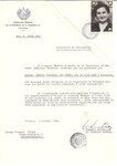 Unauthorized Salvadoran citizenship certificate made out to Barbara (nee Lazar) Flesch (b.