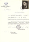Unauthorized Salvadoran citizenship certificate made out to Akos Forgacs (b.