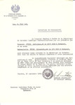 Unauthorized Salvadoran citizenship certificate made out to Ladislaus Fuchs (b.