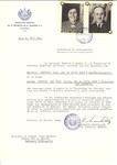 Unauthorized Salvadoran citizenship certificate made out to Saul Deutsch (b.