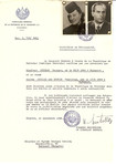 Unauthorized Salvadoran citizenship certificate made out to Georges Csillag (b.