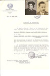 Unauthorized Salvadoran citizenship certificate made out to Ignacz Eisenberg (b.