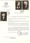 Unauthorized Salvadoran citizenship certificate made out to Zoltan Fisch (b.