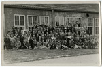 Group portrait of the teachers of the Schlachtensee Hebrew school.