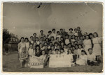 Group portrait of students at the ORT dental technician school in the Bergen-Belsen displaced persons camp.