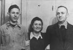 Portrait of the Beigel family in the Vilna ghetto.
