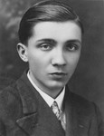 Portrait of Aleksander Kulisiewicz as a youth.