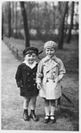 A young Jewish boy and his friend visit the Tiergarten in Berlin.