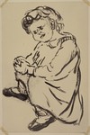 "Child Squatting" by Lili Andrieux.