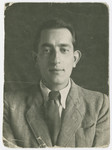 A portrait of Henek Appel taken in the Soviet Union and sent to his brother Zelig after the war.