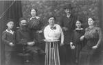 Portrait of Zimmerlinsky family in Nuremberg.

The donor's mother, Rachel Zimmerlinsky, is pictured third from the left.