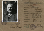 Identification card issued to Wilhelm Zeen Steiner by the Bratislava Jewish Council.