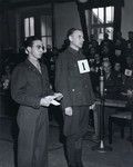Hans Altfuldisch is sentenced to death by hanging at the Mauthausen war crimes trial.