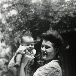 Fanny Reicher Cassorla (mother of the donor) holds her son Jose, then a few months old.