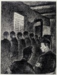Holocaust art by Ervin Abadi. Ink drawing.

Ervin Abadi, a Hungarian Jew from Budapest, was an aspiring young artist when WWII began.