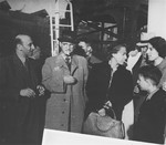 Jewish passengers board the MS St. Louis in Hamburg.