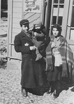 Portrait of a Jewish family in the Lodz ghetto.