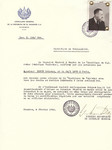 Unauthorized Salvadoran citizenship certificate issued to Salomon Klein (b.