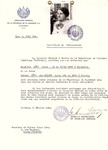 Unauthorized Salvadoran citizenship certificate issued to Jules Levy (b.