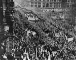 An estimated 100,000 people participate in a march from Madison Square Garden to the Battery to protest the Nazi persecution of German Jews.