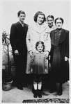 Portrait of the Juhn family, a Jewish family in Zagreb, Croatia.