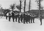 The prisoners' orchestra in Buchenwald concentration camp.