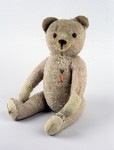 Teddy bear used in an SS Lebensborn home.

In 1935, the SS-the racial elite of the Nazi Party led by Heinrich Himmler-opened the first of twelve maternity centers under the program name Lebensborn, "Fount of Life." Lebensborn homes catered to both wives of SS men and unmarried women of "good racial stock," providing neo- and postnatal care for mothers and infants.