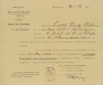 A temporary residence permit issued by the French police in Marseille to Heinz Stephan Lewy which allowed him to stay in Marseilles from April 20 to May 20, 1942.