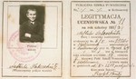 Public school identity card belonging to Naftali Saleschütz .