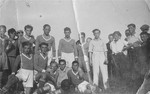 Members of a Jewish soccer team in Gargzdai, Lithuania.