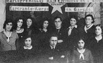 Group portrait of an Esperanto class in Gargzdai, Lithuania.