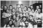 Jewish teenagers attend a Purim party in Frankfurt.