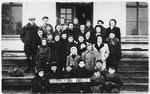 Children in the Jewish orphanage outside of Krakow.