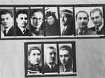 A series of photographs of Jews killed during the Iasi pogrom.