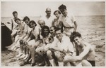 Jewish refugee youth on an excursion to Koochow.

Among those pictured is Eric Goldstaub (left).
